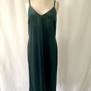 Sanctuary Emerald Velvet Dress